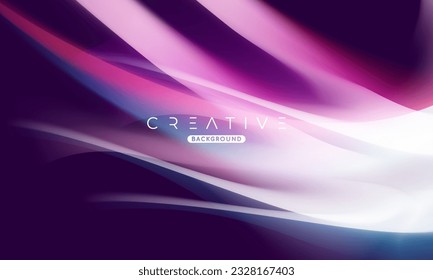 Resumen de gradiente líquido fondo. Mezcla de colores fluidos. Mezcla de color violáceo púrpura. Plantilla de diseño moderna para sus anuncios, banner, afiche, portada, web, folleto y volante. Vector Eps 10