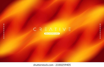 Abstract liquid gradient Background. Fluid color mix. Orange vivid Color blend. Modern Design Template For Your ads, Banner, Poster, Cover, Web, Brochure, and flyer. Vector Eps 10