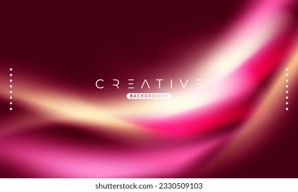 Abstract liquid gradient Background. Fluid color mix. Red and Pink Color blend. Modern Design Template For Your ads, Banner, Poster, Cover, Web, Brochure, and flyer. Vector Eps 10