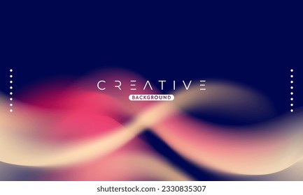 Abstract liquid gradient Background. Fluid color mix. Orange and Blue Color blend. Modern Design Template For Your ads, Banner, Poster, Cover, Web, Brochure, and flyer. Vector Eps 10