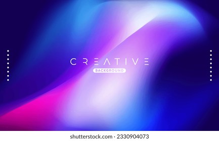 Abstract liquid gradient Background. Fluid color mix. Blue and Pink vivid Color blend. Modern Design Template For Your ads, Banner, Poster, Cover, Web, Brochure, and flyer. Vector Eps 10