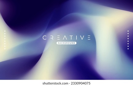 Abstract liquid gradient Background. Fluid color mix. White and Blue vivid Color blend. Modern Design Template For Your ads, Banner, Poster, Cover, Web, Brochure, and flyer. Vector Eps 10