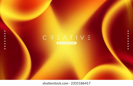 Abstract liquid gradient Background. Fluid color mix. Red and Orange vivid Color blend. Modern Design Template For Your ads, Banner, Poster, Cover, Web, Brochure, and flyer. Vector Eps 10