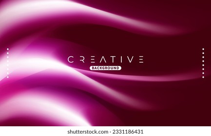 Abstract liquid gradient Background. Fluid color mix. Violet vivid Color blend. Modern Design Template For Your ads, Banner, Poster, Cover, Web, Brochure, and flyer. Vector Eps 10