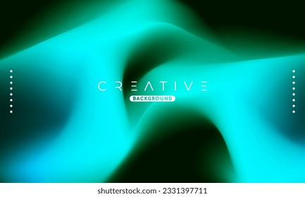 Abstract liquid gradient Background. Fluid color mix. Green vivid Color blend. Modern Design Template For Your ads, Banner, Poster, Cover, Web, Brochure, and flyer. Vector Eps 10