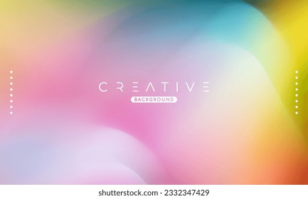 Abstract liquid gradient Background. Fluid color mix. Colorful vivid Color blend. Modern Design Template For Your ads, Banner, Poster, Cover, Web, Brochure, and flyer. Vector Eps 10