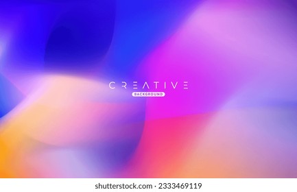Abstract liquid gradient Background. Fluid color mix. Colorful vivid Color blend. Modern Design Template For Your ads, Banner, Poster, Cover, Web, Brochure, and flyer. Vector Eps 10