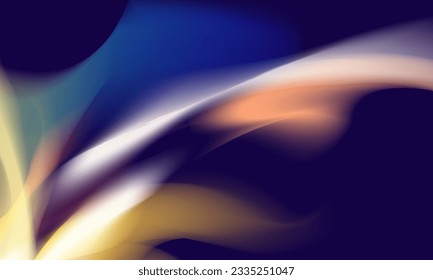 Abstract liquid gradient Background. Fluid color mix. Yellow and White Color blend. Modern Design Template For Your ads, Banner, Poster, Cover, Web, Brochure, and flyer. Vector Eps 10