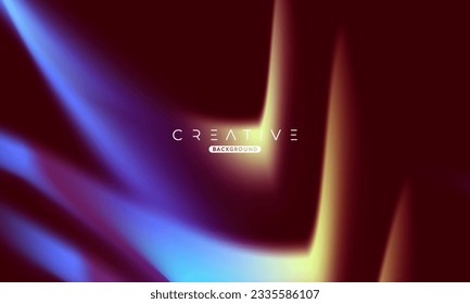 Abstract liquid gradient Background. Fluid color mix. Blue and Yellow Color blend. Modern Design Template For Your ads, Banner, Poster, Cover, Web, Brochure, and flyer. Vector Eps 10