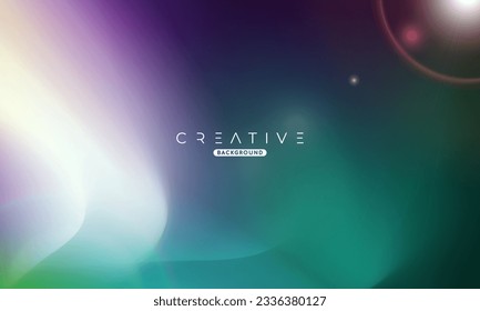 Abstract liquid gradient Background. Fluid color mix. Green and Purple Color blend. Modern Design Template For Your ads, Banner, Poster, Cover, Web, Brochure, and flyer. Vector Eps 10