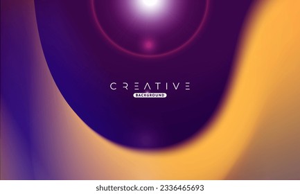 Abstract liquid gradient Background. Fluid color mix. Gold and Purple Color blend. Modern Design Template For Your ads, Banner, Poster, Cover, Web, Brochure, and flyer. Vector Eps 10