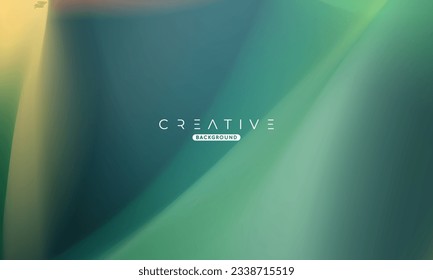 Abstract liquid gradient Background. Fluid color mix. Green and Yellow Color blend. Modern Design Template For Your ads, Banner, Poster, Cover, Web, Brochure, and flyer. Vector Eps 10