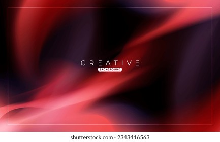 Abstract liquid gradient Background. Fluid color mix. Red and Black Color blend. Modern Design Template For Your ads, Banner, Poster, Cover, Web, Brochure, and flyer. Vector Eps 10