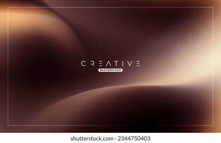 Abstract liquid gradient Background. Fluid color mix. Brown and Black Color blend. Modern Design Template For Your ads, Banner, Poster, Cover, Web, Brochure, and flyer. Vector Eps 10