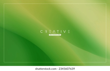 Resumen de gradiente líquido fondo. Mezcla de colores fluidos. Mezcla de color verde. Plantilla de diseño moderna para sus anuncios, banner, afiche, portada, web, folleto y volante. Vector Eps 10