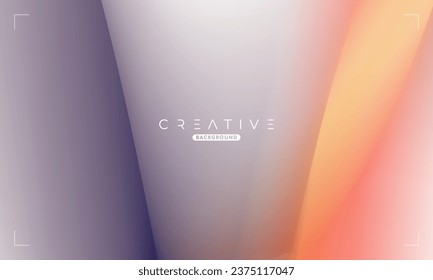 Resumen de gradiente líquido fondo. Gradiente de color del fluido gris y naranja. Plantilla de diseño para anuncios, banner, afiche, portada, web, folleto, fondo de escritorio y volante. Vector.