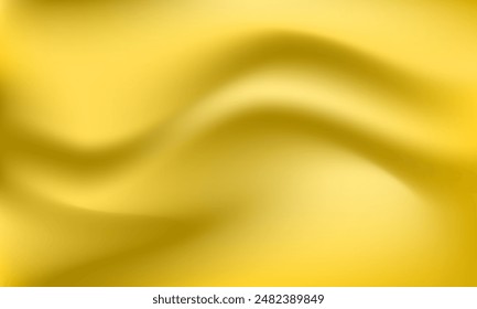 Abstract liquid gradient background. Modern yellow fluid color design illustration 