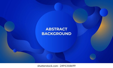 Abstract liquid gradient background in modern style