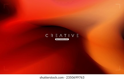 Abstract liquid gradient Background. Orange and Black Fluid Color Gradient. Design Template For ads, Banner, Poster, Cover, Web, Brochure, Wallpaper, and flyer. Vector.