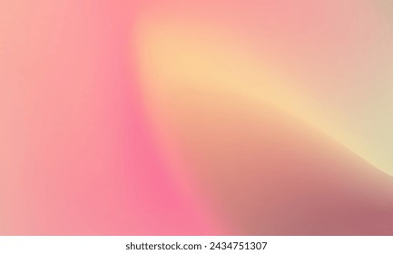 Abstract liquid gradient Background. Pink and Yellow Fluid Color Gradient. Design Template For ads, Banner, Poster, Cover, Web, Brochure, Wallpaper, and flyer. Vector.