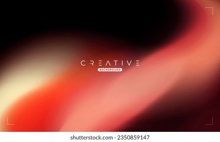 Abstract liquid gradient Background. Red and Black Fluid Color Gradient. Design Template For ads, Banner, Poster, Cover, Web, Brochure, Wallpaper, and flyer. Vector.