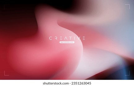 Abstract liquid gradient Background. Red and White Fluid Color Gradient. Design Template For ads, Banner, Poster, Cover, Web, Brochure, Wallpaper, and flyer. Vector.
