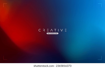 Abstract liquid gradient Background. Red and Blue Fluid Color Gradient. Design Template For ads, Banner, Poster, Cover, Web, Brochure, Wallpaper, and flyer. Vector.