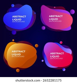 abstract liquid gradient background with soft and vibrant color