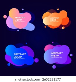 abstract liquid gradient background with soft and vibrant color