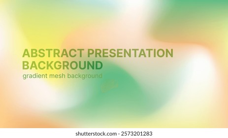 Abstract liquid gradient mesh background set with blended heading. Modern design template for presentation design. Vector illustration.