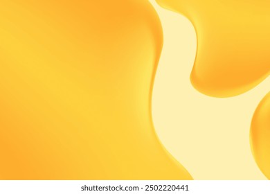 Abstractas textura de miel líquida, amarillo, fondo de textura de aceite líquido holográfico de oro con espacio de copia. Formas orgánicas fluidas, gel fluido liso, colágeno, suero