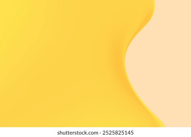 Abstract liquid honey texture, yellow, gold holographic liquid oil textured background with copy space. Fluid organic forms, smooth fluid gel, collagen, serum