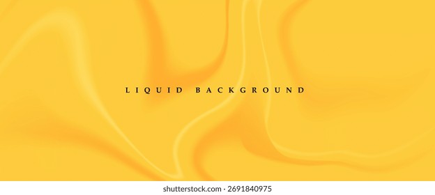 Textura líquida Abstractas de la miel, fondo texturizado del aceite líquido holográfico amarillo, oro con espacio de la copia. fondo anaranjado líquido. fondo satinado.