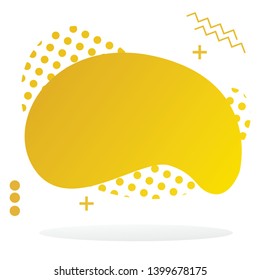 Abstract liquid isolated white background. Fluid design. Modern vector illustration for presentation, cover, logo, flyer, web.eps10