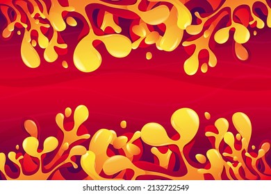 Resumen de líquido de lava de belakang latar. Fondo líquido Ilustrasi. Vector de lava latar.