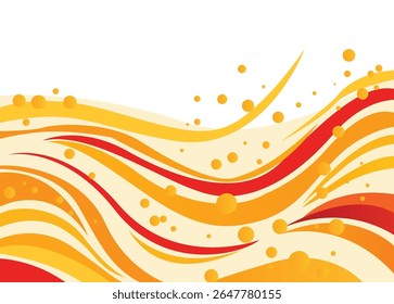 Abstracte vloeibare lava achtergrond. Illustratie van vloeibare achtergrond. Lava vector achtergrond