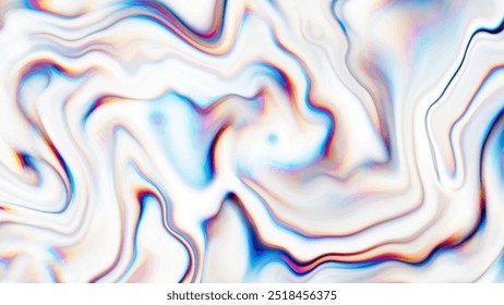 Abstract liquid marble stone wallpaper design with holographic texture.