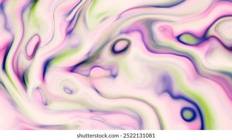 Abstract liquid marble stone wallpaper design with holographic texture.