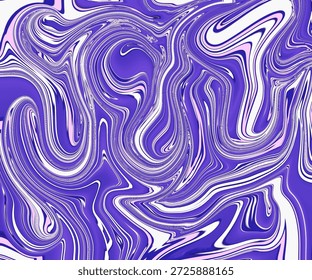 Abstrakte Textur aus flüssigem Marmor in lebendigen violetten Tönen, fließender Bewegungshintergrund für modernes Design, Kunsttexturen, Tapeten und kreative digitale Projekte.