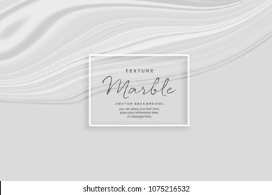 Abstract liquid marble texture background - Marble Effect Gray color - Vector illustration