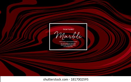 Abstract liquid marble texture black and red vector background - Tile Surface Granite