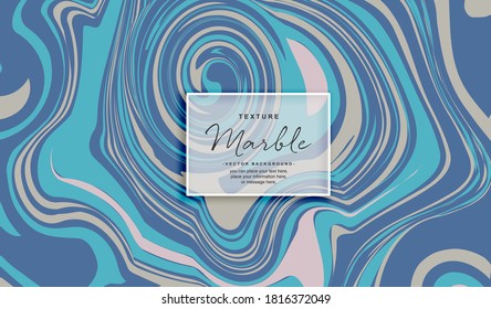 Resumen de fondo vectorial azul de textura de mármol líquido - Granito de superficie de mosaico