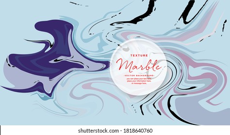 Abstract liquid marble texture blue vector background - Tile Surface Granite
