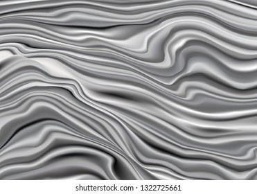 Abstract liquid metal color flow background. Wavy structure. Technology or sience concept design.