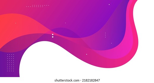 Abstrakter, flüssiger, minimalistischer Hintergrund mit Farbrosa und violett