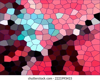abstract liquid multicolor broken glass painting illustration background eps.10