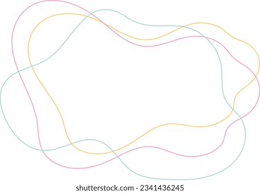 Abstract Liquid Outline Shape Element