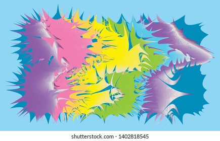 Abstract liquid paint background. Vector illustration