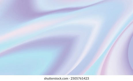 Abstract liquid pattern featuring a vibrant blend of pink, blue, and purple. Beautiful abstraction of liquid paints in slow blending flow mixing together gently.
