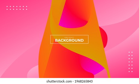 Abstract liquid with pink background suitable for wallpaper, web, banner, landing page, and etc.
